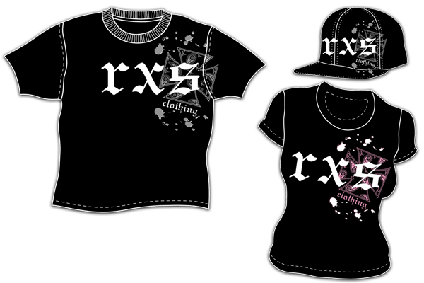 RXS Clothing - Santa Paula Screen Printing Shirt Designs