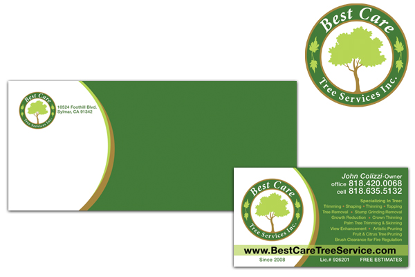 Best Care Tree Services, Inc. Identity Design