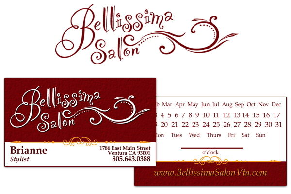 Bellissima Salon Identity Design