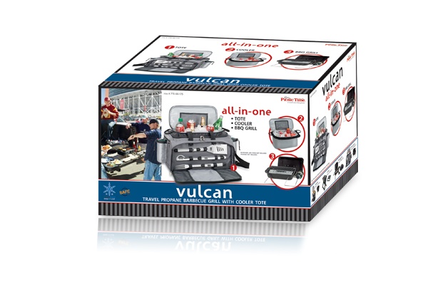 Picnic Time - Vulcan BBQ Grill Box Design