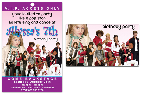 Birthday Invite Designs